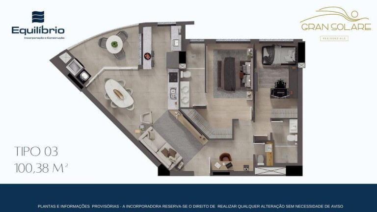 Imagem Apartamento com 2 Quartos à Venda, 100 m² em Cristo Rei - Curitiba