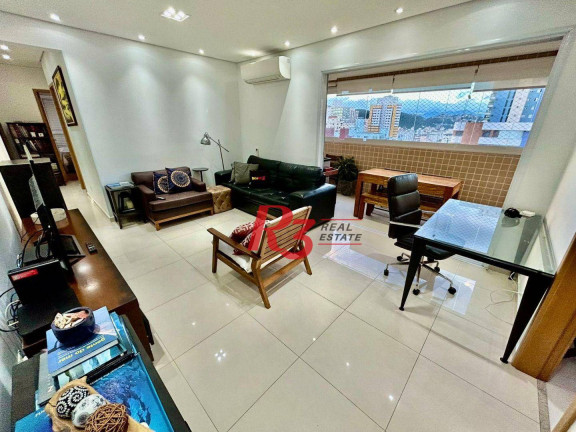 Imagem Apartamento com 2 Quartos à Venda, 91 m² em Gonzaga - Santos