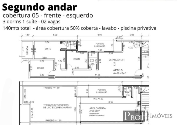 Imagem Cobertura com 3 Quartos à Venda, 140 m² em Bela Vista - Santo André Imagem Cobertura com 3 Quartos à Venda, 140 m² em Bela Vista - Santo André