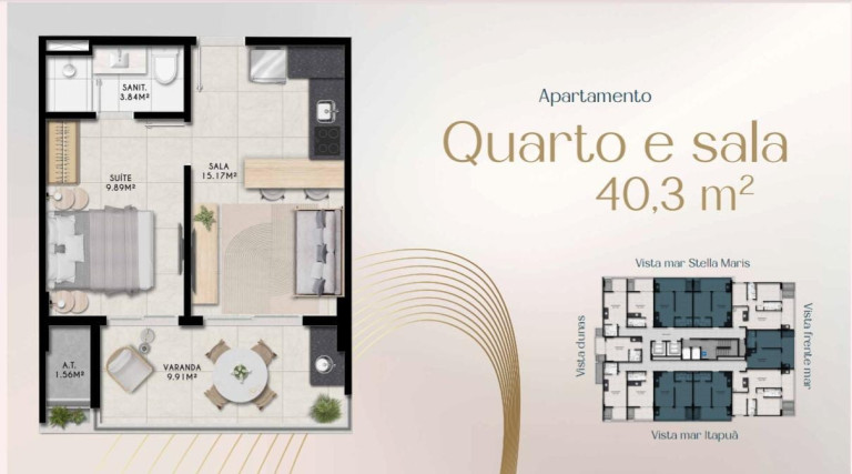 Imagem Apartamento com 2 Quartos à Venda, 62 m² em Itapuã - Salvador Imagem Apartamento com 2 Quartos à Venda, 62 m² em Itapuã - Salvador