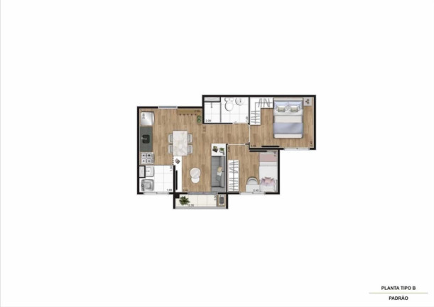 Imagem Imóvel com 2 Quartos à Venda, 37 m² em Jardim Botânico - São Paulo