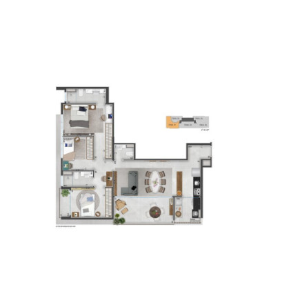 Imagem Apartamento com 2 Quartos à Venda, 60 m² em Jardim Paulista - São Paulo