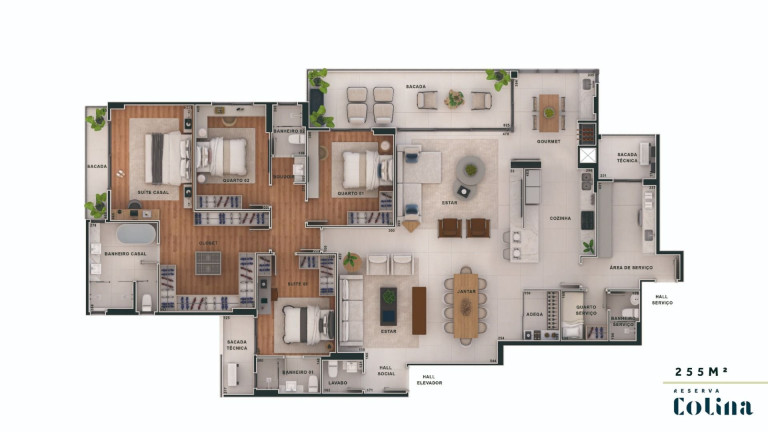 Imagem Apartamento com 4 Quartos à Venda, 294 m² em Santo Inácio - Curitiba