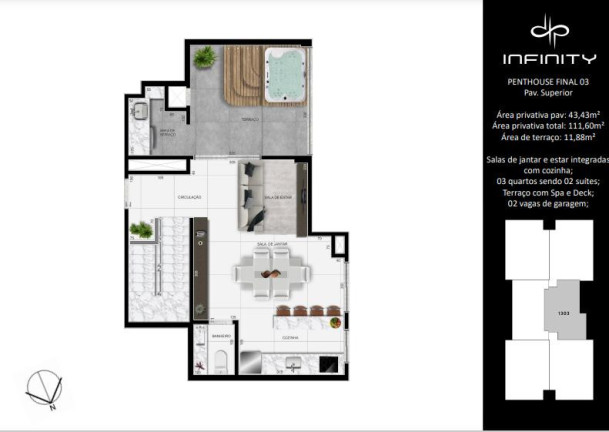 Imagem Apartamento com 3 Quartos à Venda, 107 m² em Centro - São José Dos Pinhais Imagem Apartamento com 3 Quartos à Venda, 107 m² em Centro - São José Dos Pinhais