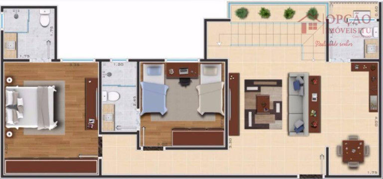 Imagem Apartamento com 2 Quartos à Venda, 74 m² em Jardim Nair Maria - Salto Imagem Apartamento com 2 Quartos à Venda, 74 m² em Jardim Nair Maria - Salto
