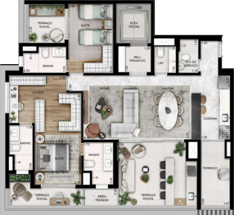 Imagem Apartamento com 3 Quartos à Venda, 141 m² em Vila Mariana - São Paulo