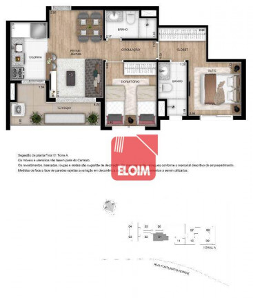 Imagem Apartamento com 2 Quartos à Venda, 55 m² em Vila Anastácio - São Paulo Imagem Apartamento com 2 Quartos à Venda, 55 m² em Vila Anastácio - São Paulo