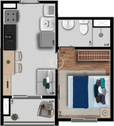 Imagem Apartamento com 1 Quarto à Venda, 27 m² em Nossa Senhora Do ó - São Paulo