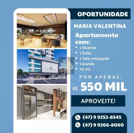 Apartamento com 2 Quartos à Venda, 70 m² em Morretes - Itapema