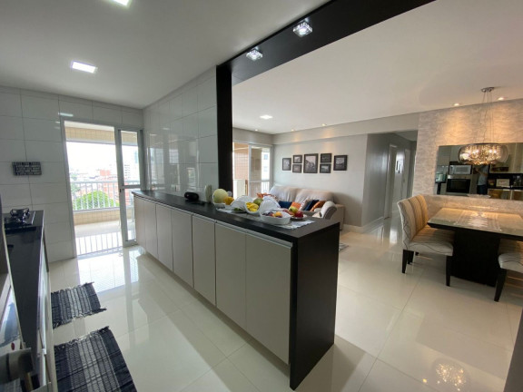 Imagem Apartamento com 3 Quartos à Venda, 111 m² em Encruzilhada - Santos