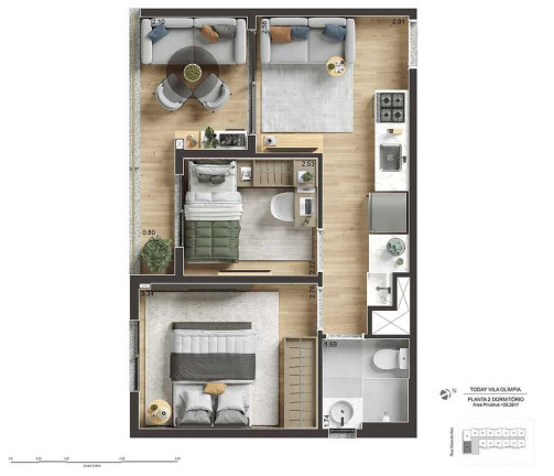Apartamento com 1 Quarto à Venda, 26 m² em Vila Olímpia - São Paulo