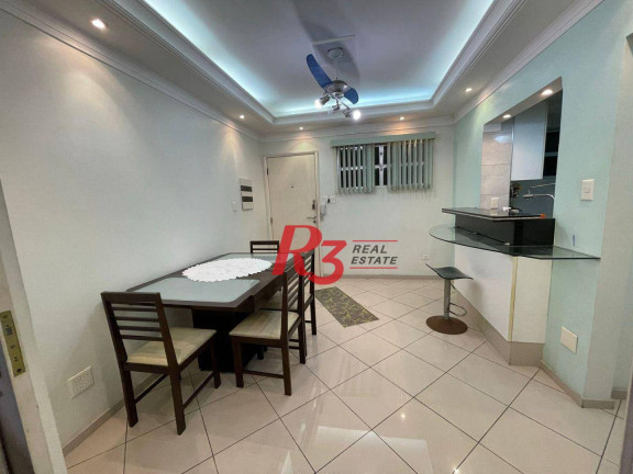 Imagem Apartamento com 1 Quarto à Venda, 55 m² em Gonzaga - Santos Imagem Apartamento com 1 Quarto à Venda, 55 m² em Gonzaga - Santos