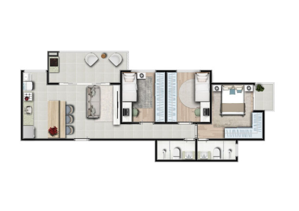 Imagem Apartamento com 3 Quartos à Venda, 80 m² em Vila Alzira - Santo André Imagem Apartamento com 3 Quartos à Venda, 80 m² em Vila Alzira - Santo André