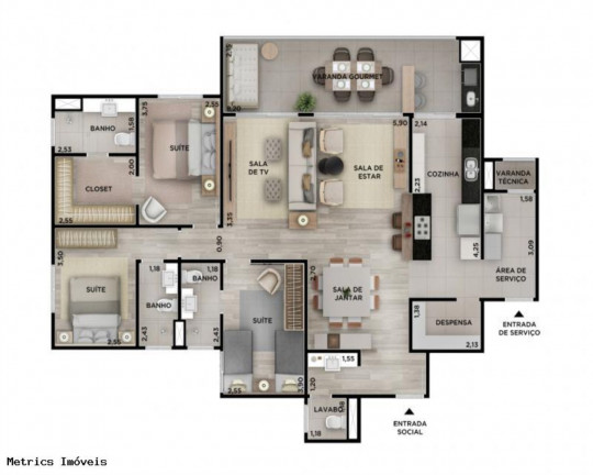 Imagem Imóvel com 4 Quartos à Venda, 141 m² em Jardim Campos Elísios - Jundiaí