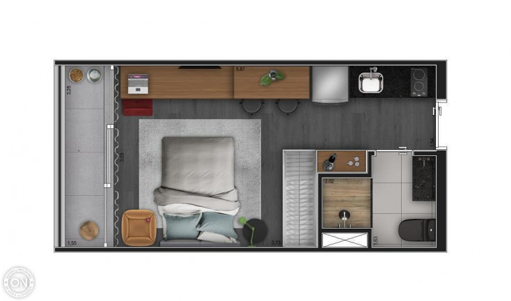 Imagem Apartamento com 1 Quarto à Venda, 43 m² em Moema - São Paulo