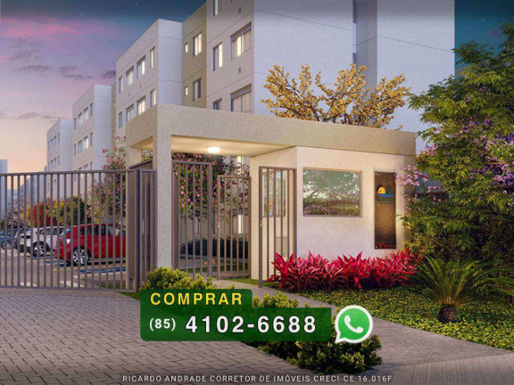 Apartamento com 2 Quartos à Venda, 38 m² em Messejana - Fortaleza