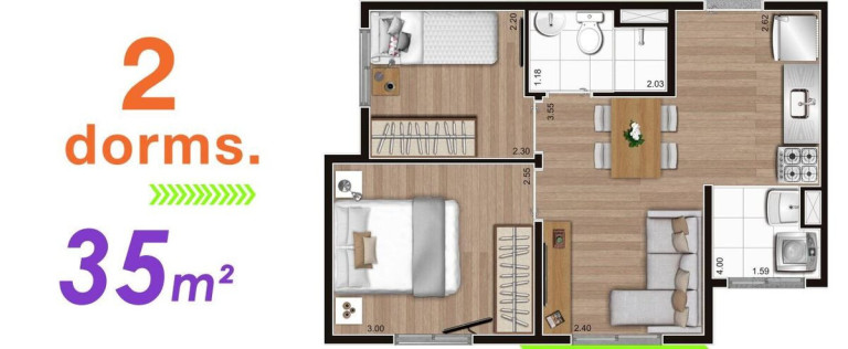 Imagem Apartamento com 2 Quartos à Venda, 35 m² em Mooca - São Paulo Imagem Apartamento com 2 Quartos à Venda, 35 m² em Mooca - São Paulo