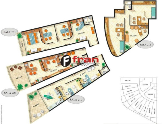 Imagem Sala Comercial à Venda, 40 m² em Itacorubi - Florianópolis
