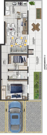 Imagem Apartamento com 2 Quartos à Venda, 42 m² em Bom Jesus - São José Dos Pinhais