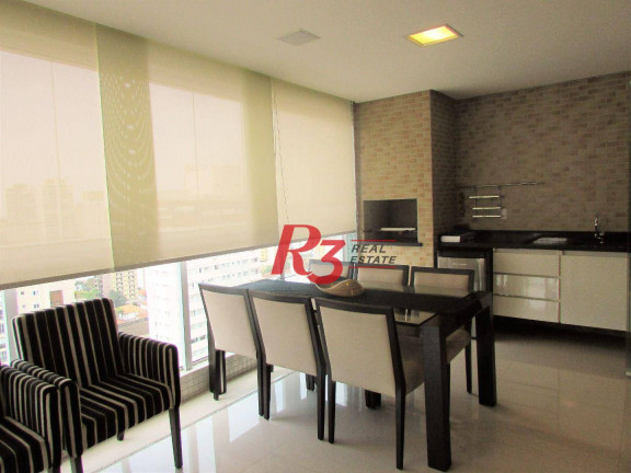 Imagem Apartamento com 3 Quartos para Alugar, 178 m² em Gonzaga - Santos Imagem Apartamento com 3 Quartos para Alugar, 178 m² em Gonzaga - Santos