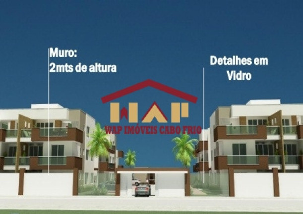 Imagem Apartamento com 1 Quarto à Venda,  em Palmeiras - Cabo Frio