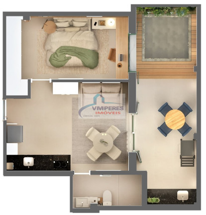 Apartamento com 1 Quarto à Venda, 58 m² em Copacabana - Rio De Janeiro