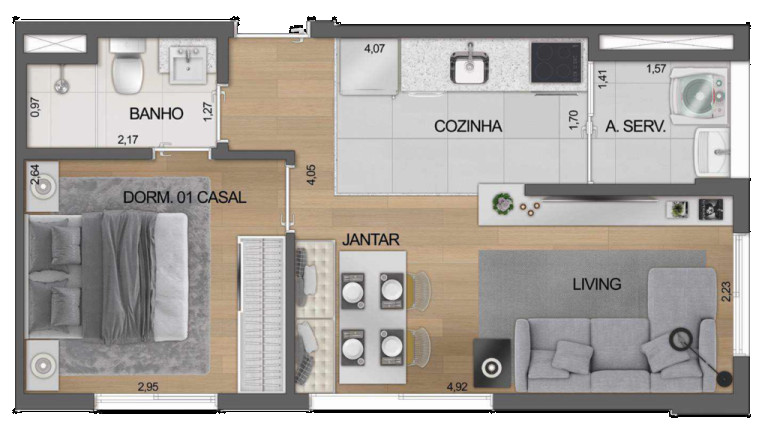 Imagem Apartamento com 2 Quartos à Venda, 33 m² em Moema - São Paulo Imagem Apartamento com 2 Quartos à Venda, 33 m² em Moema - São Paulo