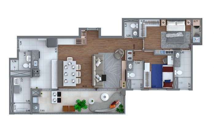 Imagem Apartamento com 3 Quartos à Venda, 105 m² em Tatuapé - São Paulo