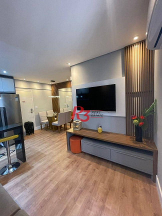 Imagem Apartamento com 1 Quarto para Alugar, 42 m² em Gonzaga - Santos Imagem Apartamento com 1 Quarto para Alugar, 42 m² em Gonzaga - Santos