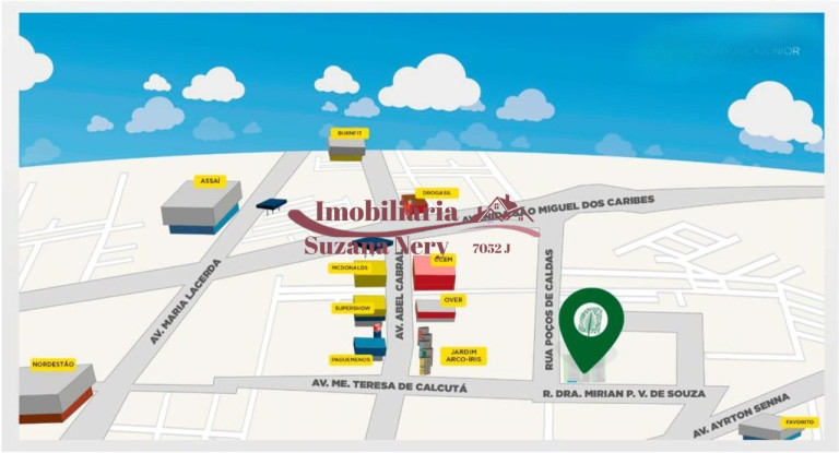 Imagem Imóvel com 3 Quartos à Venda, 91 m² em Neópolis - Natal Imagem Imóvel com 3 Quartos à Venda, 91 m² em Neópolis - Natal