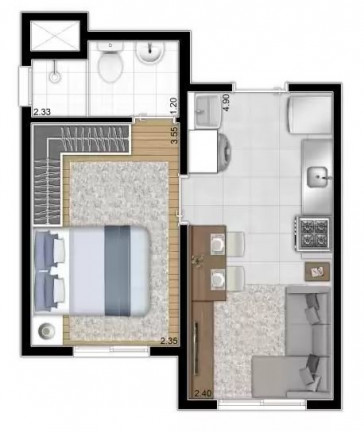 Imagem Apartamento com 2 Quartos à Venda, 32 m² em Sapopemba - São Paulo Imagem Apartamento com 2 Quartos à Venda, 32 m² em Sapopemba - São Paulo