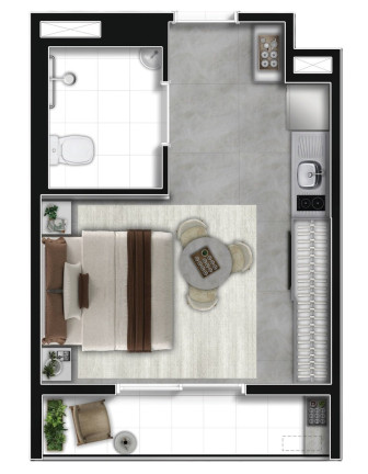 Imagem Apartamento com 1 Quarto à Venda, 41 m² em Barra Funda - São Paulo Imagem Apartamento com 1 Quarto à Venda, 41 m² em Barra Funda - São Paulo