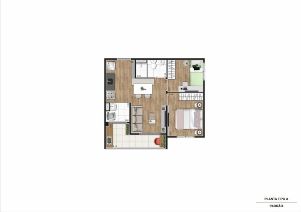 Imagem Imóvel com 2 Quartos à Venda, 37 m² em Jardim Botânico - São Paulo