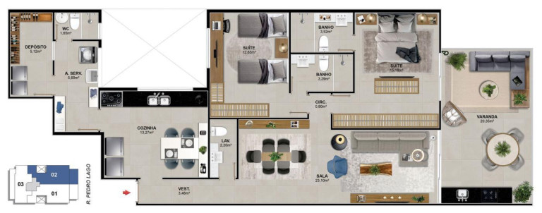 Imagem Apartamento com 3 Quartos à Venda, 173 m² em Barra Da Tijuca - Rio De Janeiro