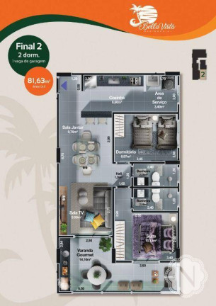 Imagem Apartamento com 2 Quartos à Venda, 81 m² em Centro - Itanhaém Imagem Apartamento com 2 Quartos à Venda, 81 m² em Centro - Itanhaém