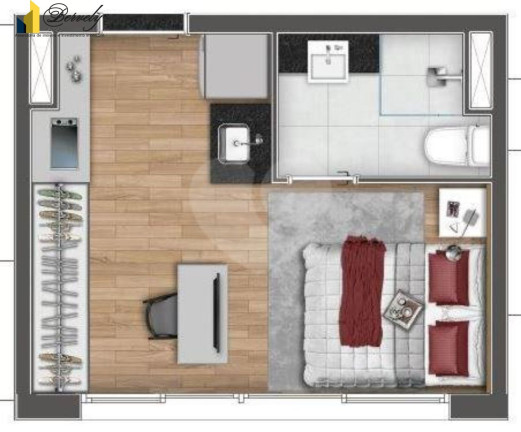 Imagem Apartamento com 1 Quarto à Venda, 33 m² em Pinheiros - São Paulo Imagem Apartamento com 1 Quarto à Venda, 33 m² em Pinheiros - São Paulo