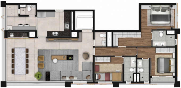 Imagem Apartamento com 3 Quartos à Venda, 141 m² em Moema - São Paulo