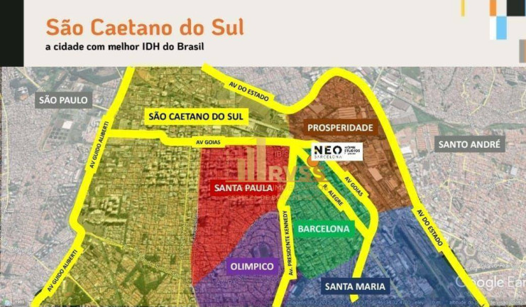Imagem Studio com 1 Quarto à Venda, 20 m² em Barcelona - São Caetano Do Sul Imagem Studio com 1 Quarto à Venda, 20 m² em Barcelona - São Caetano Do Sul