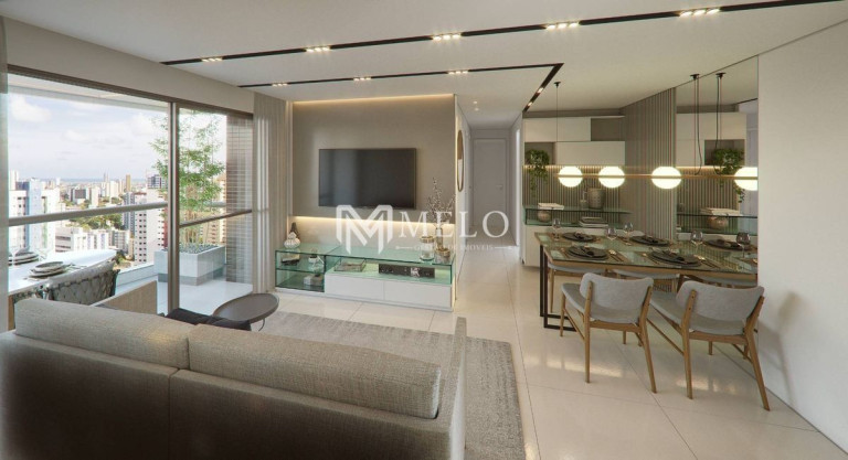 Apartamento com 2 Quartos à Venda, 53 m² em Graças - Recife