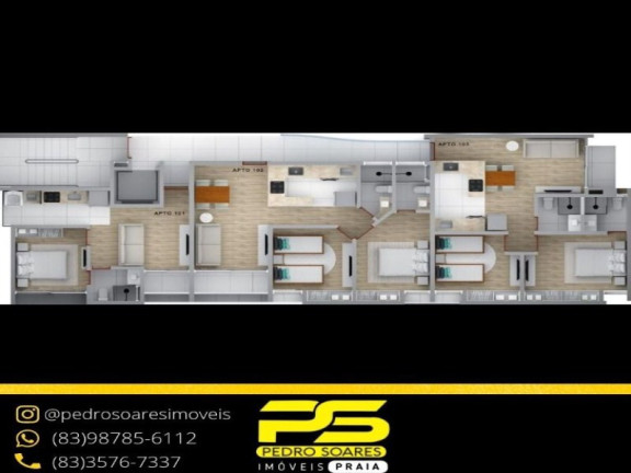 Imagem Apartamento com 2 Quartos à Venda, 32 m² em Tambauzinho - João Pessoa Imagem Apartamento com 2 Quartos à Venda, 32 m² em Tambauzinho - João Pessoa