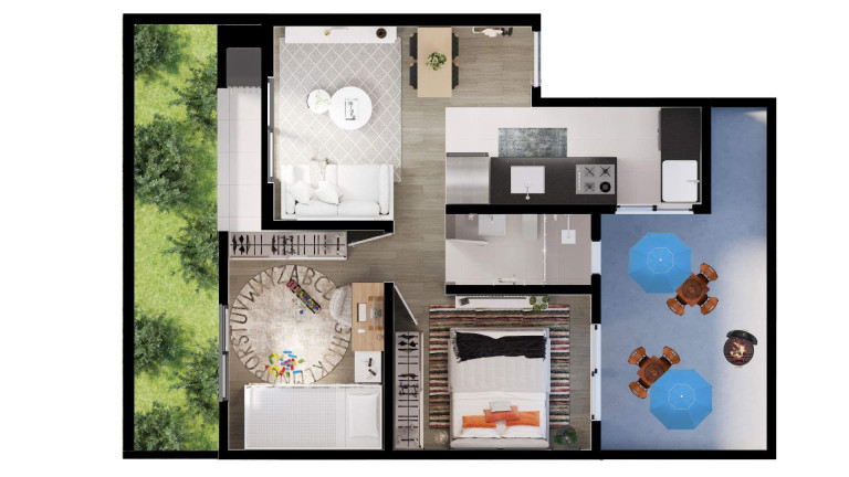 Imagem Apartamento com 2 Quartos à Venda, 42 m² em Jardim Campo Verde - Almirante Tamandare Imagem Apartamento com 2 Quartos à Venda, 42 m² em Jardim Campo Verde - Almirante Tamandare
