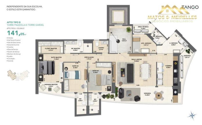 Imagem Apartamento com 3 Quartos à Venda, 141 m² em Fátima - Fortaleza Imagem Apartamento com 3 Quartos à Venda, 141 m² em Fátima - Fortaleza