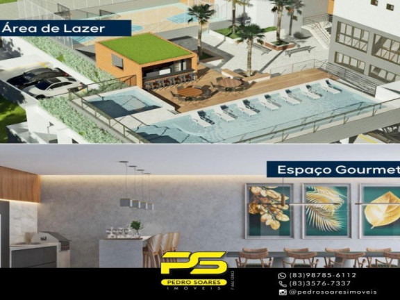 Imagem Apartamento com 2 Quartos à Venda, 62 m² em Brisamar - João Pessoa