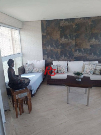 Imagem Apartamento com 3 Quartos à Venda ou Locação, 204 m² em Embaré - Santos