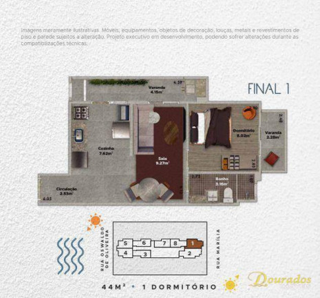 Imagem Apartamento com 1 Quarto à Venda, 38 m² em Boqueirão - Praia Grande Imagem Apartamento com 1 Quarto à Venda, 38 m² em Boqueirão - Praia Grande