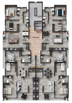 Imagem Apartamento com 2 Quartos à Venda, 61 m² em Camboinha - Cabedelo