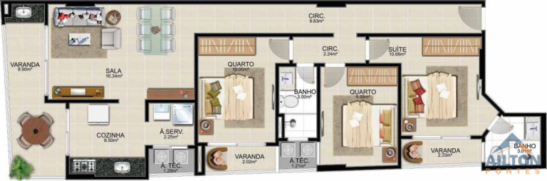 Imagem Apartamento com 2 Quartos à Venda, 68 m² em Praia Do Morro - Guarapari Imagem Apartamento com 2 Quartos à Venda, 68 m² em Praia Do Morro - Guarapari