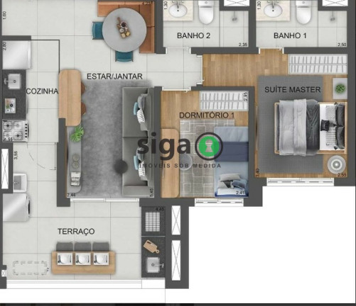 Imagem Apartamento com 2 Quartos à Venda, 66 m² em Mooca - São Paulo Imagem Apartamento com 2 Quartos à Venda, 66 m² em Mooca - São Paulo