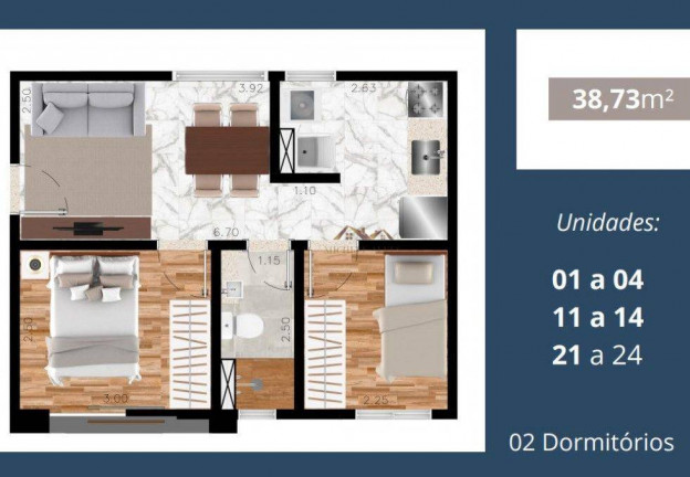 Imagem Apartamento com 2 Quartos à Venda, 40 m² em Vila Esperança - São Paulo