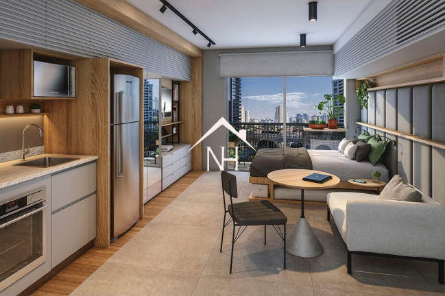 Apartamento com 1 Quarto à Venda, 24 m² em Vila Cordeiro - São Paulo